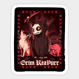 Grim ReaPurr Sticker